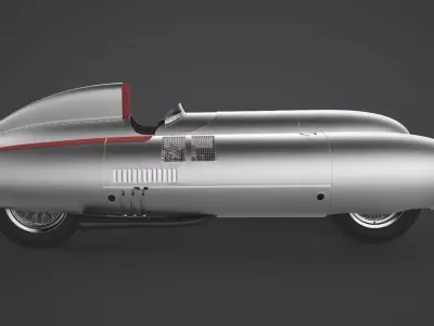 Gilera TARF 1948 - ENGINE included- 3D model