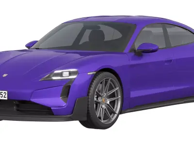 Porsche Taycan Turbo GT 3D model