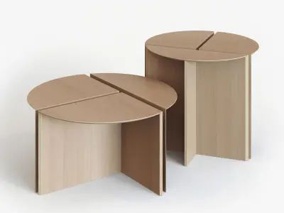 Coffee tables KALIMANTAN Archipelago 3D model