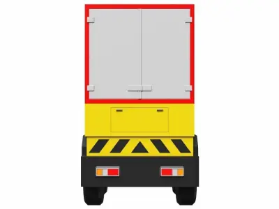 Toy Trailer 3D model