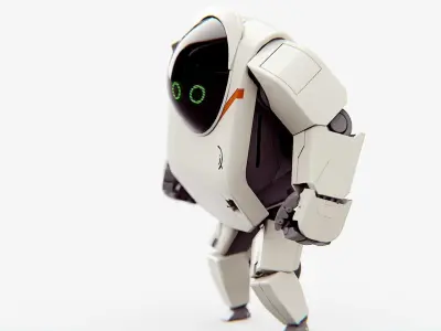 NEXT GEN BOT  Rigged for Unreal Engine - Unity - MIXAMO 3D model