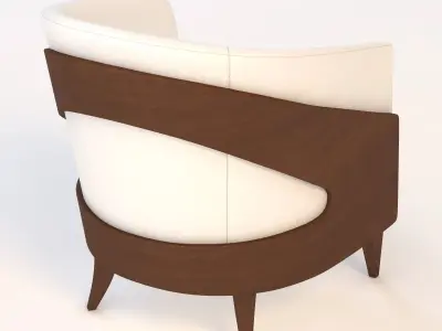 David Edward Aurora Lounge Chair 3D model