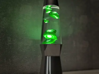 Lava Lamp Daz 3D model