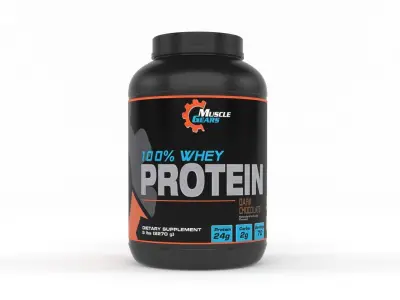 Muscle Gears Whey Protein 3D model