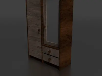 Lemari 001-030 FBX 3D model