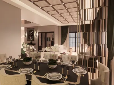 Villa Interior Design 3D model