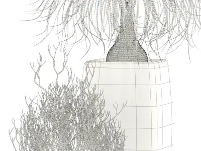 Plants collection 101 Awesomeplanters 3D model