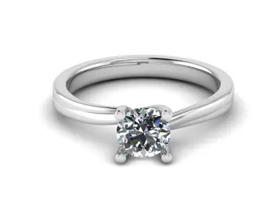 Jewelry Diamond Ring 3D print model