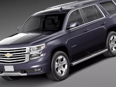 Chevrolet Tahoe Z71 CG 2015 3D model