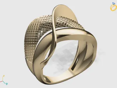 Women Plain Ring STL Models Womens Ring 3dmodels 3D print model 3D print model 19