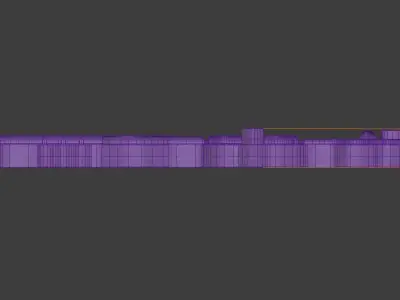 Ornamental Cross Pendant Gold Silver Platinum Luxury Jewelry 3D print model