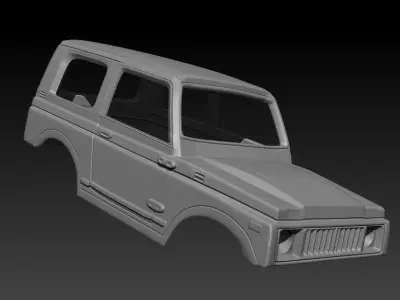 Suzuki samurai stl 3D print model