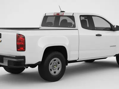 Chevrolet Colorado 2018 Extended Cab 3D model