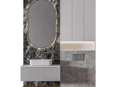 Luxury Bathroom 199 3D model