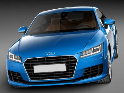 Audi TT 2015 3D model