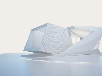 MM1 Design Lab Multi-purpose Space for Architectural Exploration Low-poly 3D model