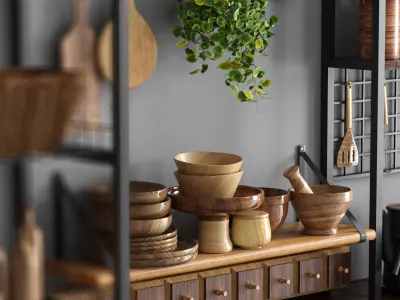 kitchen accessories015 3D model