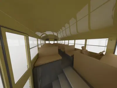 Shool Bus 3D model