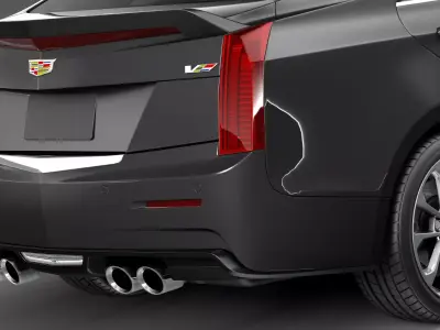 Cadillac ATS-V Sedan CG 2016 3D model