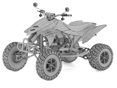 quad bike motorcycle  3D model