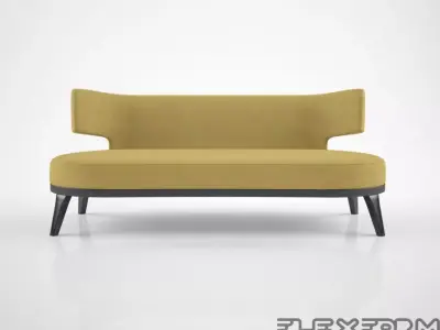 Mood Flexform Drop sofa 3D model