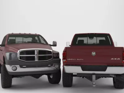 2007 DODGE RAM 2500SRW MEGA CAB 3D model