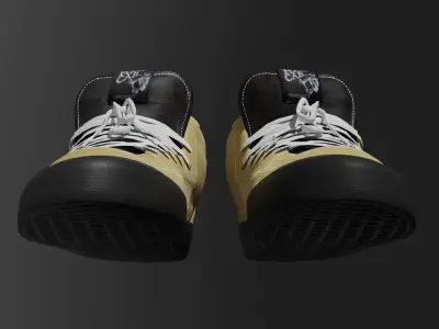 Vans Half Cab Skateboarding Sk8 Sb Bmx Shoes Sneakers Low-poly  Low-poly 3D model