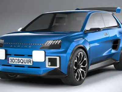 Renault Alpine R5 2025 3D model