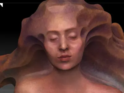 woman sculpture 3D print model