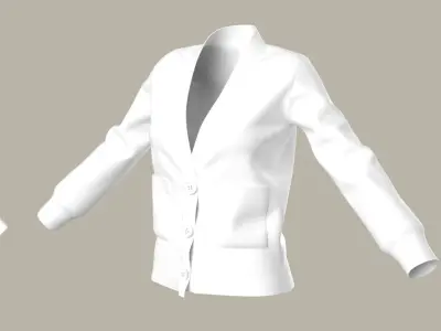 Sweater Marvelous Designer Material 3D model