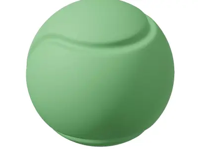 Plastic Sports Ball 3D model
