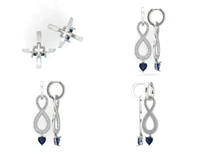 Earrings od100 3D print model