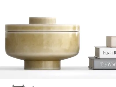 Decorative set 01 3D model 23