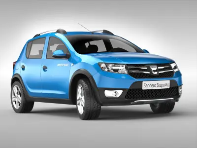 Dacia Sandero Stepway 2013 3D model