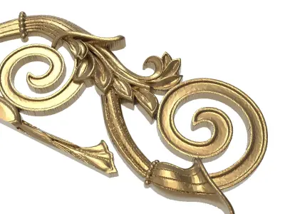 decorative pattern ready for 3D printing 3D model 8