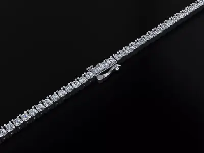 Tennis Bracelet  3D print model