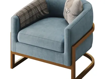 Neve Accent Chair 3D model