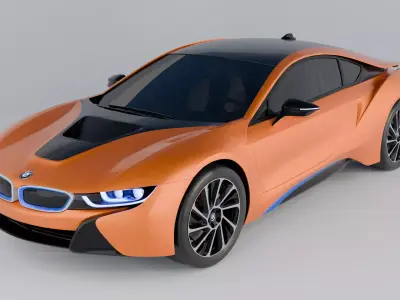 German car 3D model by hydersharjeel4