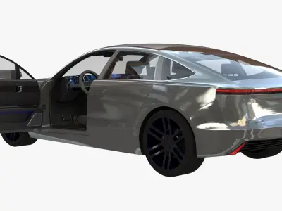 Electric car 3 3D model