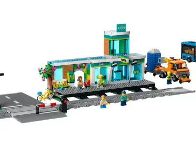 TwindBricks3D - 60335 Train Station 3D print model