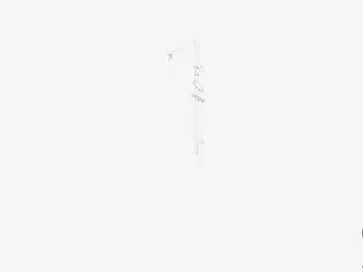 Shower - Twin - Luxury - Feather Low-poly 3D model