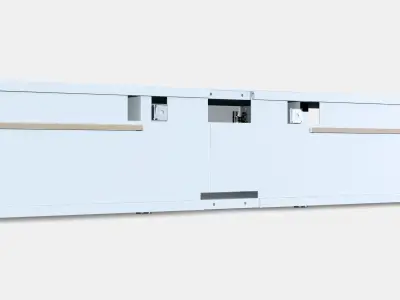 BESTA TV bench 67 3D model