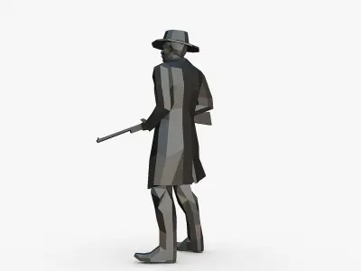 cowboy 3D print model