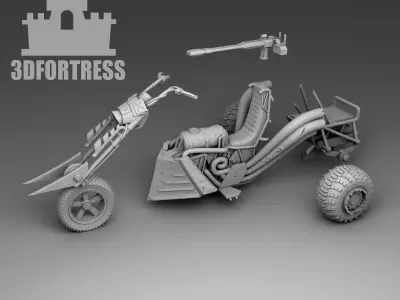 Tricke survivor 3D print model