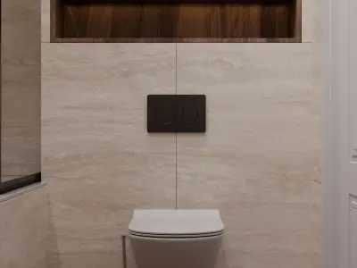 bathroom Low-poly 3D model