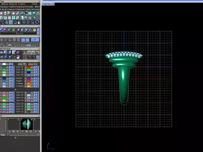 Charming ring resembling gold breath 3D print model