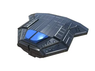 Cargo ship Free low-poly 3D model