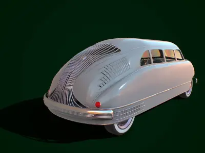 Scarab Scout Low-poly 3D model