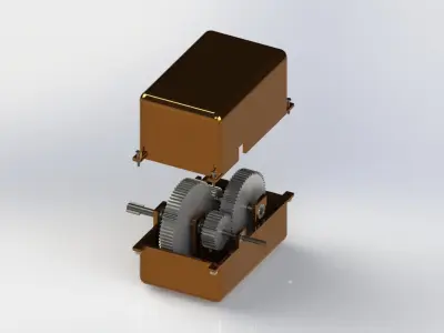 Small Gearbox 3D print model