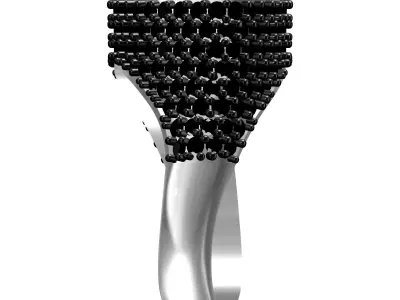 Marquise Cut Cocktail Ring 3D print model